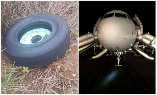 Tìm được chiếc lốp thứ 2 bị rơi khi máy bay Vietjet hạ cánh 