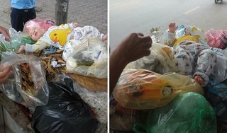 Hà Nội: Xót xa bé trai khoảng 5 tháng tuổi bị bỏ rơi trên thùng rác