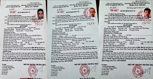 Kiên Giang: Phát lệnh truy nã đặc biệt 3 phạm nhân trốn trại