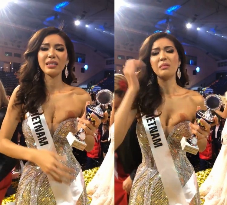 Dừng chân tại Top 10 Miss Supranational 2018 Minh Tú khóc và nói lời xin lỗi khán giả