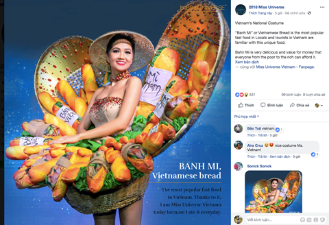 'Bánh mì' của H’Hen Niê được 'Miss Universe' bình chọn ‘4 thiết kế có câu chuyện hấp dẫn’