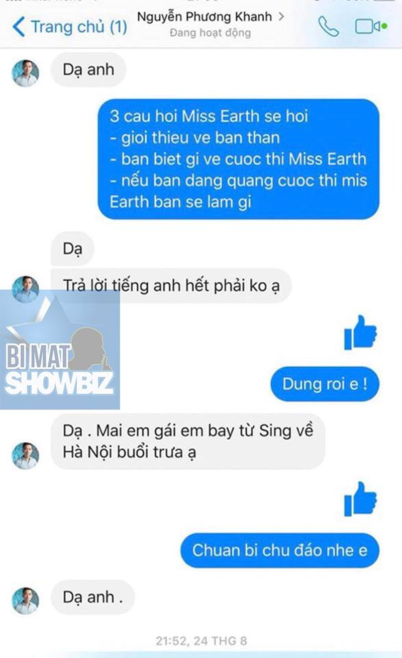 Hết bị tố vô ơn, Hoa hậu Trái đất Phương Khánh lại lộ tin nhắn làm răng và nâng ngực