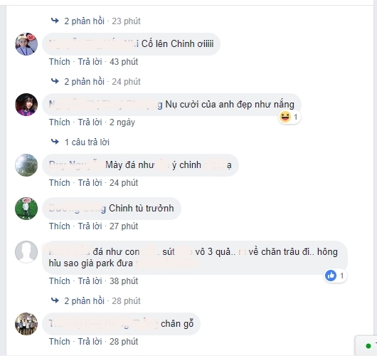 Hà Đức Chinh bị CĐV ‘khủng bố’ Facebook