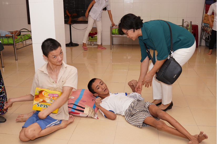Cùng Phú Mỹ - Ấm áp tình thương” tại Trung tâm Bảo trợ xã hội tỉnh Quảng Nam