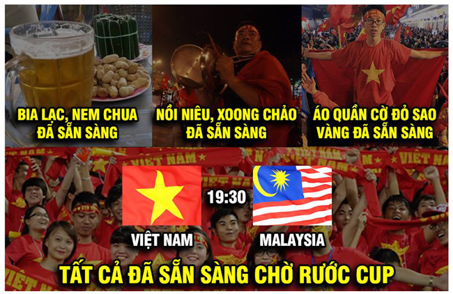 Ảnh chế trận chung kết lượt về AFF Cup Việt Nam - Malaysia 7