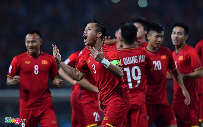 Đội tuyển Việt Nam trở thành tân vương của bóng đá Đông Nam Á. Ảnh: Zing