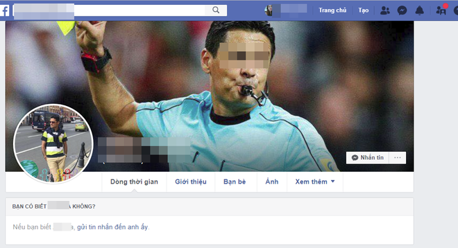 CĐV Việt Nam truy tìm facebook trọng tài chính, và màn 'tấn công' có 1-0-2