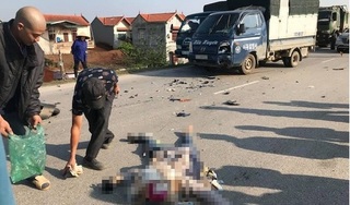 Hưng Yên: Xe máy đối đầu ô tô, người phụ nữ tử vong thương tâm