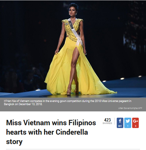 Truyền thông Philippines khen H'Hen Niê có trái tim của một nữ hoàng