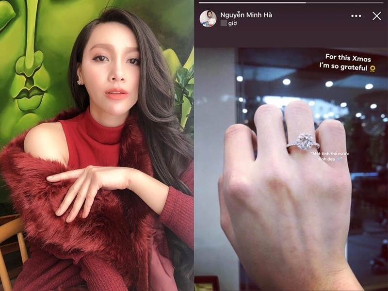 MC Minh Hà khoe nhẫn kim cương ngón áp út, chuẩn bị kết hôn?