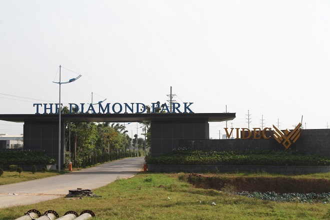 Dự án nhà ở xã hội Diamond Park (xã Tiền Phong, Mê Linh) do Công ty cổ phần tập đoàn Videc làm chủ đầu tư