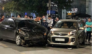 Thái Nguyên: Honda Accord tông Kia Morning, 3 người bị thương
