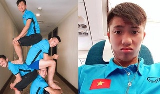 4 hot boy tuyển Việt Nam rủ nhau chơi 'xếp hình' khiến dân mạng phát cuồng