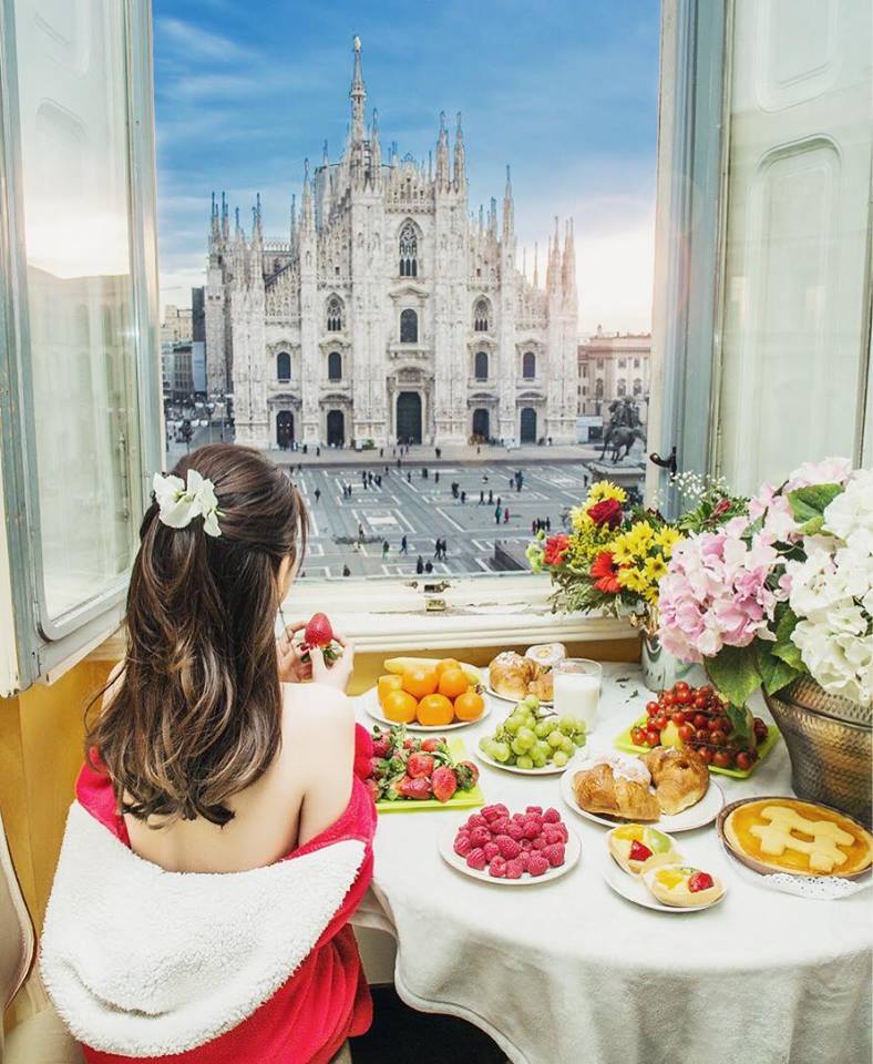 Ngọc Trinh khoe ảnh sang chảnh tại khách sạn đắt đỏ bậc nhất Italy