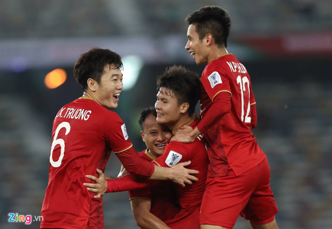 Đội tuyển Việt Nam của HLV Park Hang Seo vẫn sáng của đi tiếp ở giải Asian Cup