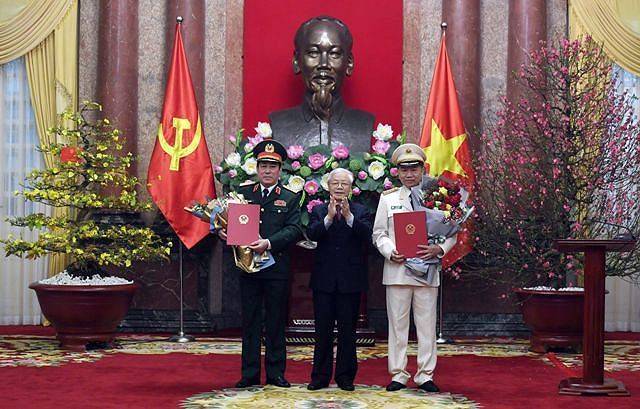 Đồng chí Tô Lâm và Lương Cường được phong hàm Đại tướng