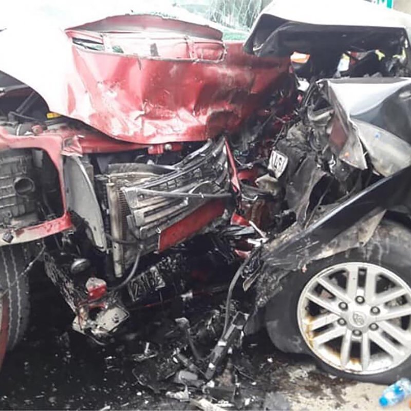 Hiện trường 2 vụ tai nạn giao thông xảy ra trên cao tốc Nội Bài – Lào Cai3