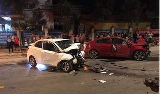 Hai ô tô đấu đầu kinh hoàng ở Vĩnh Phúc, 4 người thương vong