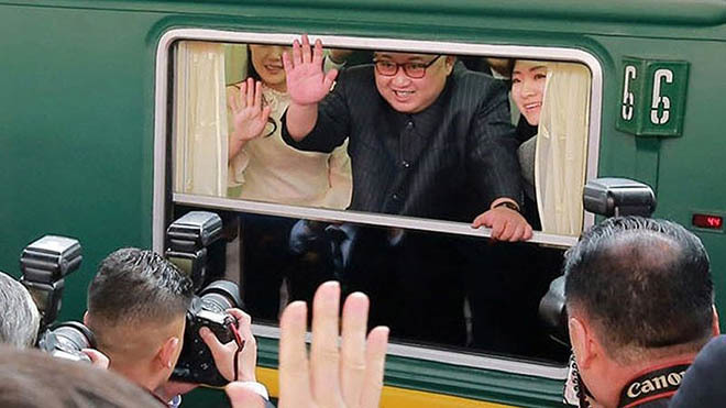 Tàu bọc thép của ông Kim Jong Un quay đầu trở lại Trung Quốc