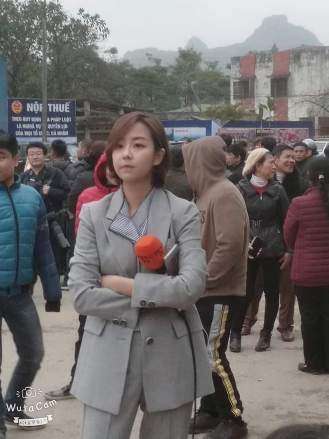 nữ phóng viên Hàn Quốc