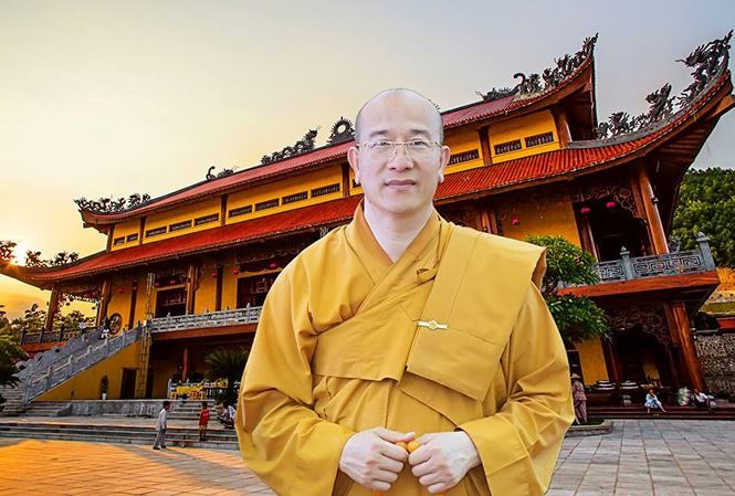 Chân dung sư trụ trì chùa Ba Vàng Thích Trúc Thái Minh 