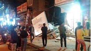 Hé lộ nguyên nhân nhà 2 tầng bất ngờ đổ sập trong đêm ở Thanh Hóa