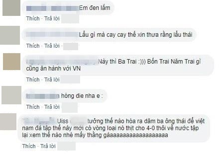 Dân mạng Việt 'làm loạn' Facebook tiền đạo Thái Lan nhận thẻ đỏ