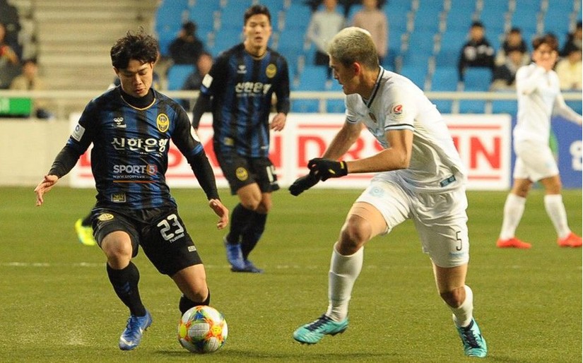 Tiền đạo Công Phượng sáng cửa đá chính ở vòng 6 K.League