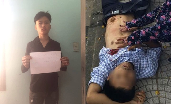 Bị nhắc vì vượt đèn đỏ, thiếu niên rút hung khí đâm người trọng thương