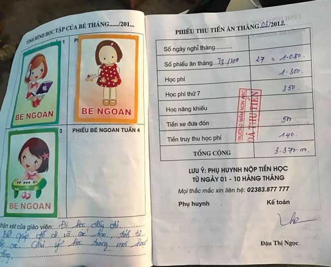 Nghệ An: Xác minh vụ việc trường mầm non không dạy trẻ vì gia đình nợ tiền học