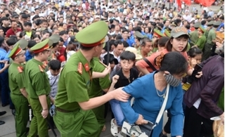 Hàng nghìn chiến sĩ tham gia đảm bảo an ninh lễ hội đền Hùng 2019