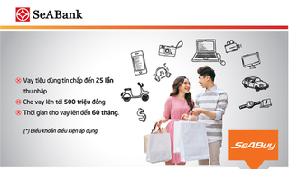 SeABank cho vay tiêu dùng tín chấp lên tới 500 triệu đồng