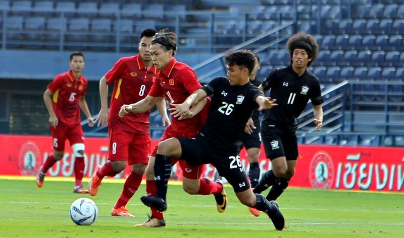 Bóng đá Việt Nam từng nhiều lần giành chiến thắng trước Thái Lan