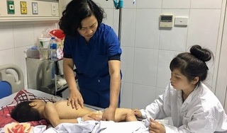 Thêm một cháu bé Hà Nam bị chó cắn gây thương tích nặng ở mặt