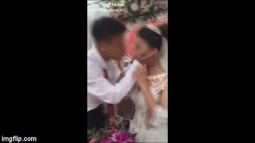 Sự thật phía sau clip cô dâu từ chối hôn chú rể trong đám cưới gây 'bão mạng'