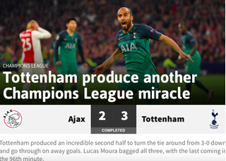 Báo chí quốc tế 'nổ tung' sau trận lội ngược dòng kì diệu của Tottenham