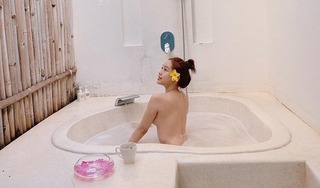Thúy Vi gây phản cảm khi tung ảnh bán nude trong bồn tắm