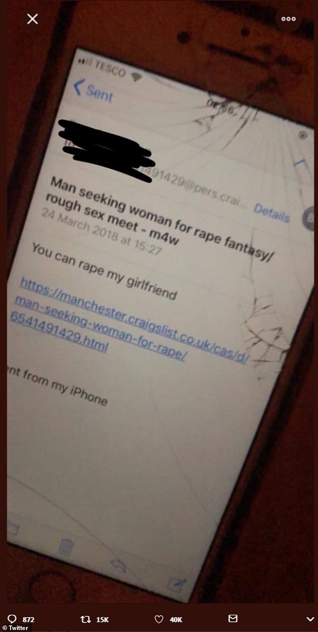 Đau đớn phát hiện bạn trai đăng tin mời người cưỡng hiếp mình trên mạng