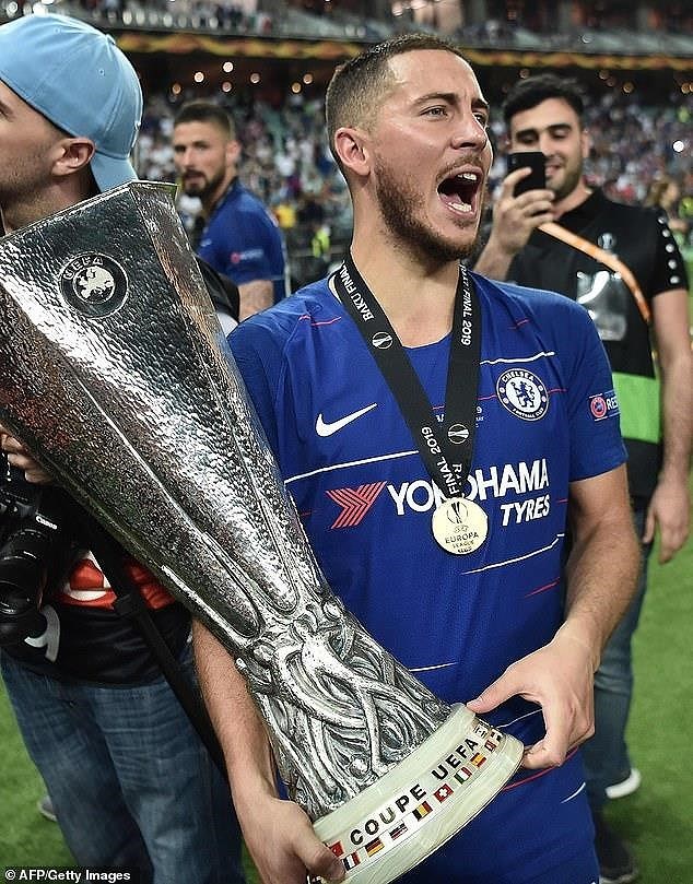 Tiền vệ Eden Hazard chia tay Chelsea sau chức vô địch Europa League