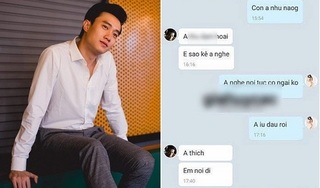 Sốc: Diễn viên Quốc Trường 'hot boy' của Về nhà đi con bị nghi lộ tin nhắn nhạy cảm?