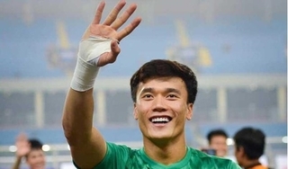 Thủ môn Bùi Tiến Dũng mang băng đội trưởng U23 Việt Nam