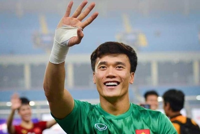 Thủ môn Bùi Tiến Dũng được thăng chức ở U23 Việt Nam