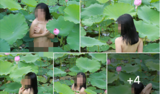 Vụ cô gái khoả thân ở hồ sen: Lỗi ở người chụp ảnh