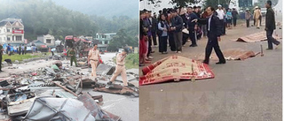 Xe khách gặp nạn ở Hòa Bình và xe tông 7 người đi đám ma chết ở Vĩnh Phúc cùng 1 chủ 