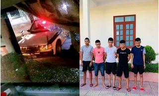 Xác định kẻ chỉ đạo 5 thanh niên ném vỡ kính xe khách ở Thanh Hóa