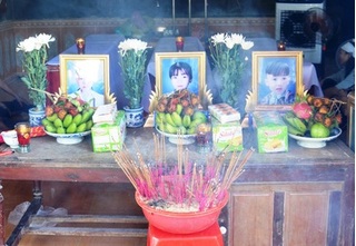 Những hình ảnh thắt lòng trong căn nhà 3 chị em ruột đuối nước ở Quảng Bình