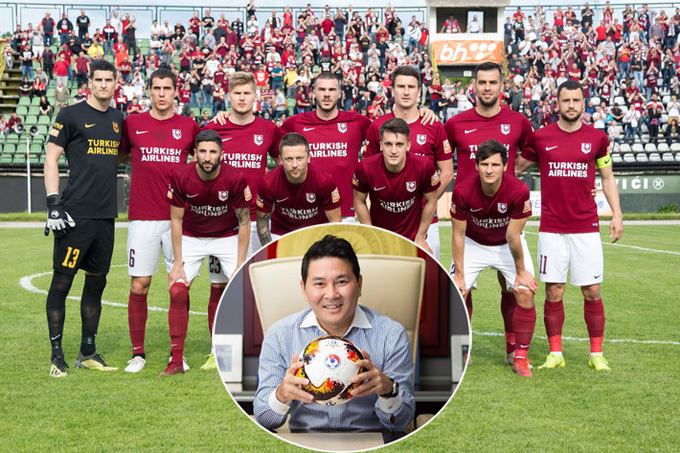 Tỷ phú Nguyễn Hoài Nam quyết cùng FK Sarajevo tiến xa tại Champions League