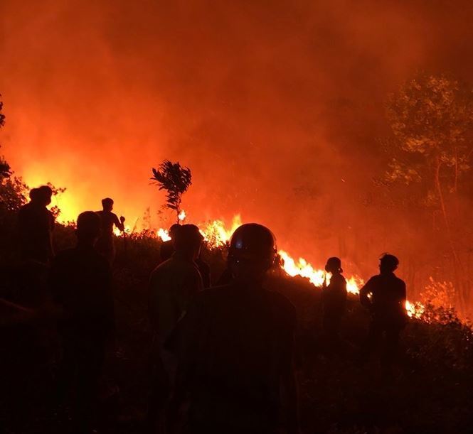  Danh tính người đàn ông bị công an tạm giữ nghi gây ra vụ cháy rừng lớn nhất Hà Tĩnh