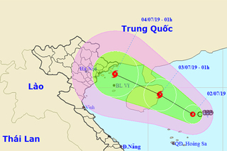 Áp thấp có thể mạnh lên thành bão, hướng từ vùng biển Quảng Ninh đến Nam Định