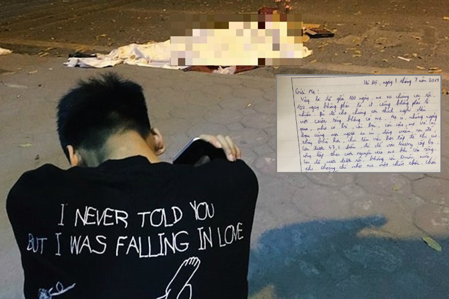 Đau thương 'phu rác': Lá thư cảm động và tâm sự rơi nước mắt của con trai chị lao công bị xe điên tông tử vong 